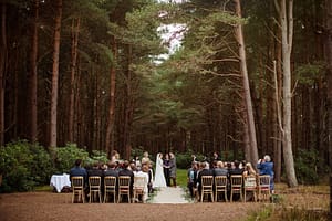 Forest wedding Scotland at Harvest Moon Weddings