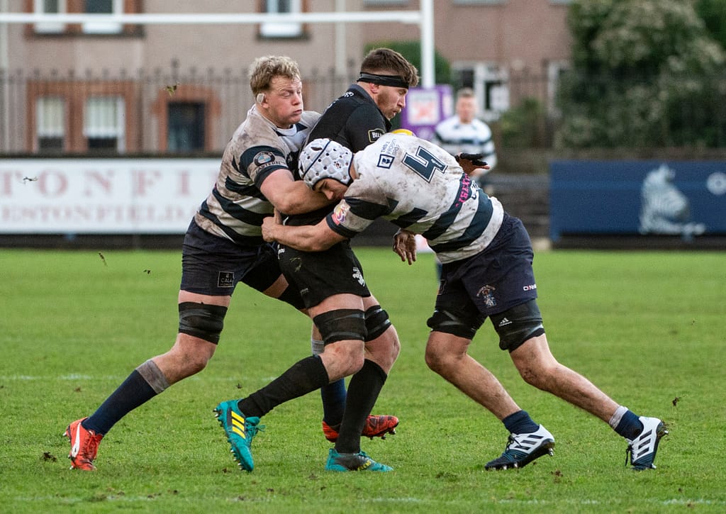 Heriot’s rugby v Southern Knights
Goldenacre, Edinburgh, Midlothian, UK. 
17,11, 2019.
Pic shows: heriot’s rugby v southern knights
 
Credit: Ian Jacobs