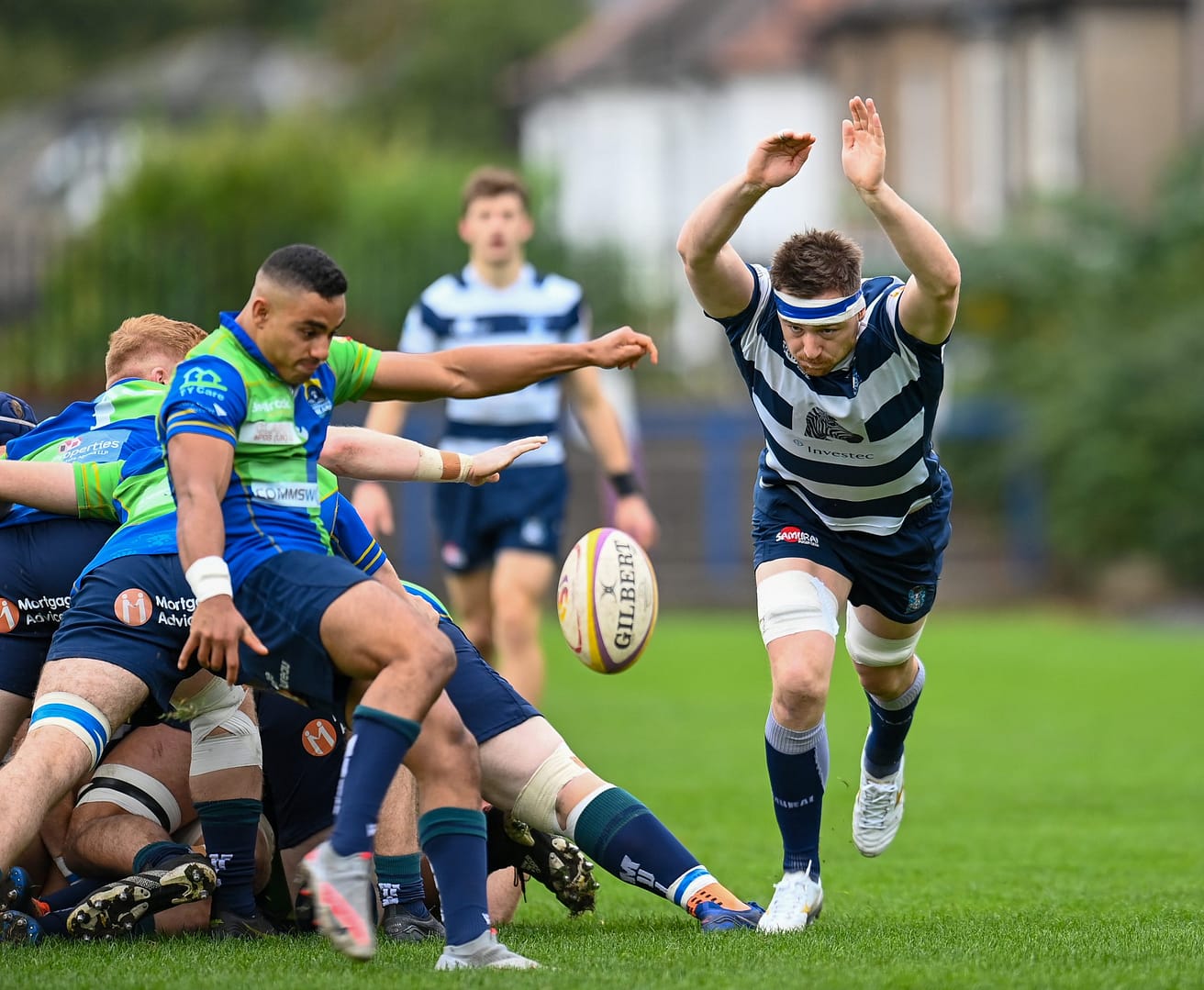 Image taken during the FOSROC Super6 rugby match between Heriot’s Rugby and Boroughmuir Bears at Goldenacre, Edinburgh, Scotland on 16 October 2021.