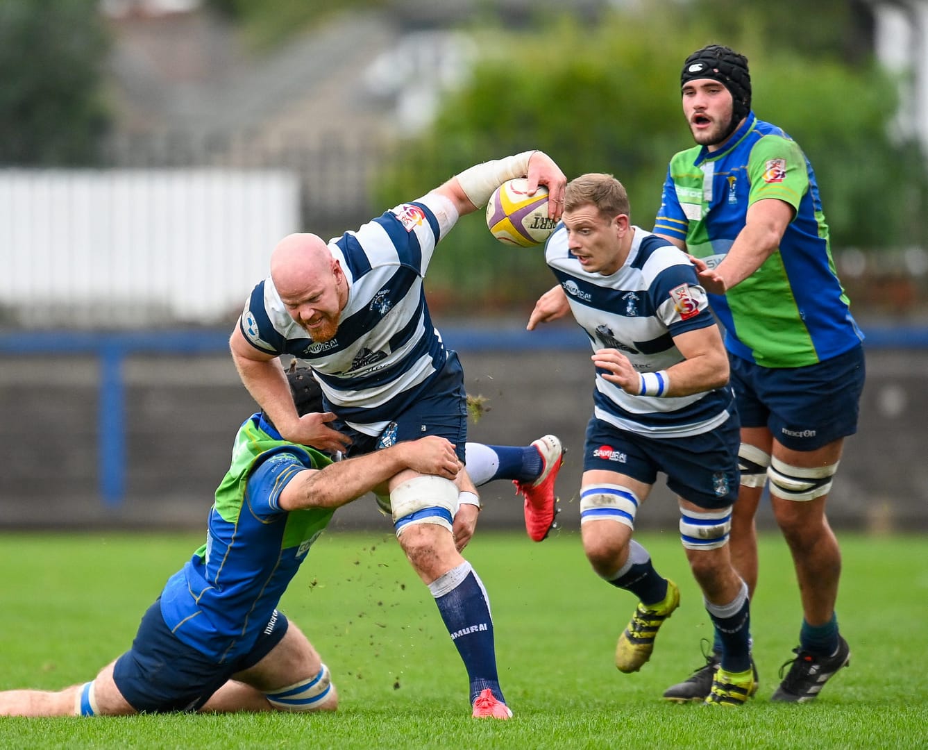 Image taken during the FOSROC Super6 rugby match between Heriot’s Rugby and Boroughmuir Bears at Goldenacre, Edinburgh, Scotland on 16 October 2021.