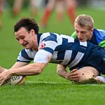 Image taken during the FOSROC Super6 rugby match between Heriot’s Rugby and Boroughmuir Bears at Goldenacre, Edinburgh, Scotland on 16 October 2021.