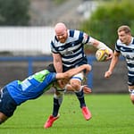 Image taken during the FOSROC Super6 rugby match between Heriot’s Rugby and Boroughmuir Bears at Goldenacre, Edinburgh, Scotland on 16 October 2021.