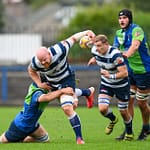 Image taken during the FOSROC Super6 rugby match between Heriot’s Rugby and Boroughmuir Bears at Goldenacre, Edinburgh, Scotland on 16 October 2021.