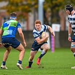 Image taken during the FOSROC Super6 rugby match between Heriot’s Rugby and Boroughmuir Bears at Goldenacre, Edinburgh, Scotland on 16 October 2021.