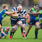 Image taken during the FOSROC Super6 rugby match between Heriot’s Rugby and Boroughmuir Bears at Goldenacre, Edinburgh, Scotland on 16 October 2021.