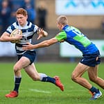 Image taken during the FOSROC Super6 rugby match between Heriot’s Rugby and Boroughmuir Bears at Goldenacre, Edinburgh, Scotland on 16 October 2021.