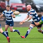Image taken during the FOSROC Super6 rugby match between Heriot’s Rugby and Boroughmuir Bears at Goldenacre, Edinburgh, Scotland on 16 October 2021.