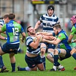 Image taken during the FOSROC Super6 rugby match between Heriot’s Rugby and Boroughmuir Bears at Goldenacre, Edinburgh, Scotland on 16 October 2021.