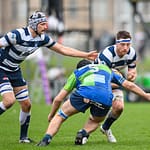 Image taken during the FOSROC Super6 rugby match between Heriot’s Rugby and Boroughmuir Bears at Goldenacre, Edinburgh, Scotland on 16 October 2021.