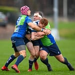 Image taken during the FOSROC Super6 rugby match between Heriot’s Rugby and Boroughmuir Bears at Goldenacre, Edinburgh, Scotland on 16 October 2021.