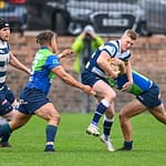Image taken during the FOSROC Super6 rugby match between Heriot’s Rugby and Boroughmuir Bears at Goldenacre, Edinburgh, Scotland on 16 October 2021.