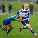 Image taken during the FOSROC Super6 rugby match between Heriot’s Rugby and Boroughmuir Bears at Goldenacre, Edinburgh, Scotland on 16 October 2021.