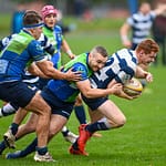 Image taken during the FOSROC Super6 rugby match between Heriot’s Rugby and Boroughmuir Bears at Goldenacre, Edinburgh, Scotland on 16 October 2021.