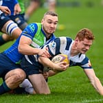 Image taken during the FOSROC Super6 rugby match between Heriot’s Rugby and Boroughmuir Bears at Goldenacre, Edinburgh, Scotland on 16 October 2021.