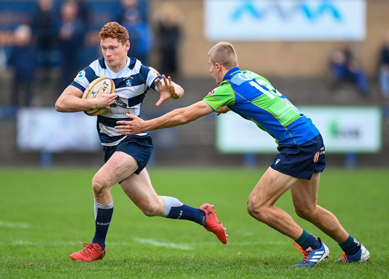 Image taken during the FOSROC Super6 rugby match between Heriot’s Rugby and Boroughmuir Bears at Goldenacre, Edinburgh, Scotland on 16 October 2021.