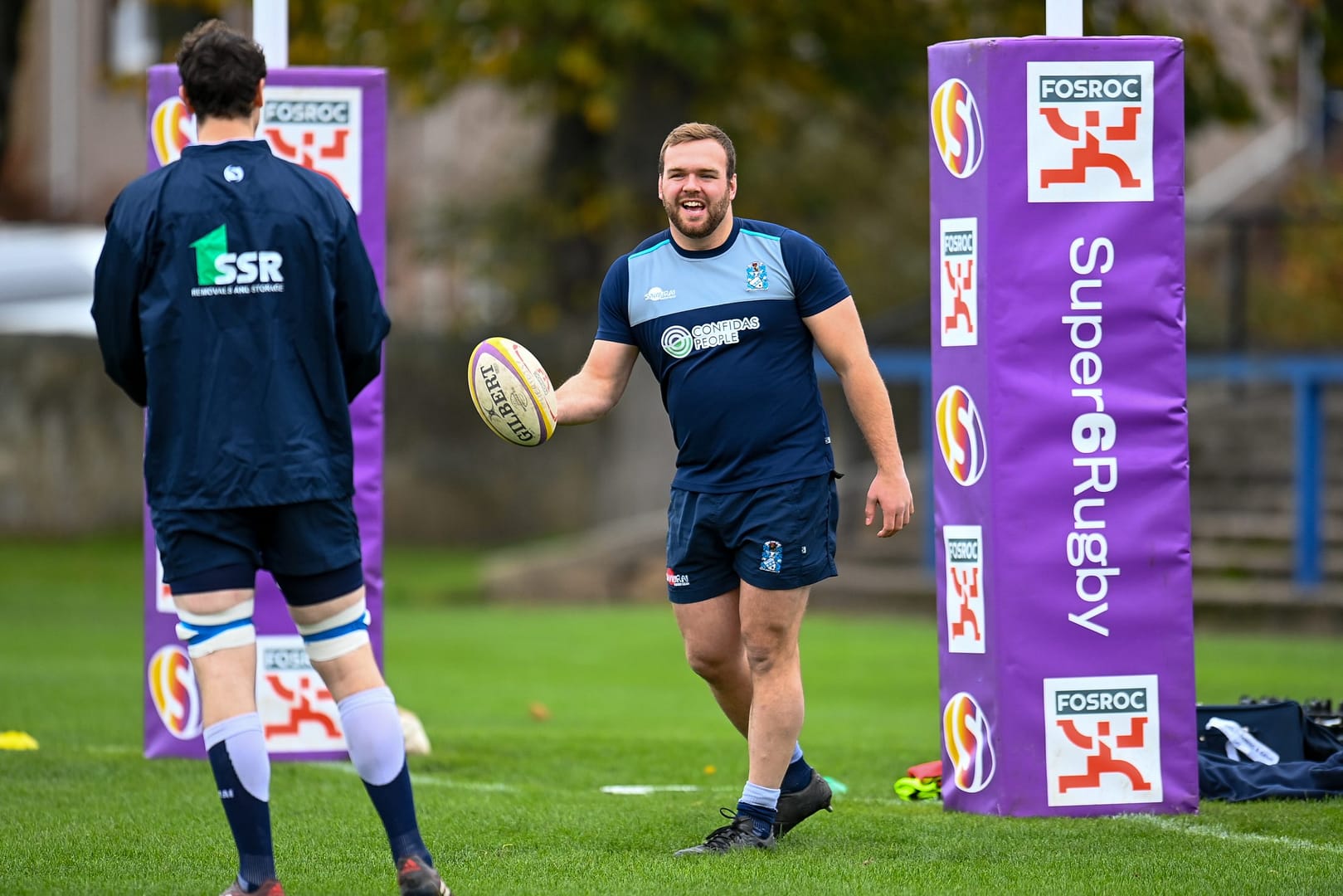 Image taken during the FOSROC Super6 rugby match between Heriot’s Rugby and Boroughmuir Bears at Goldenacre, Edinburgh, Scotland on 16 October 2021.