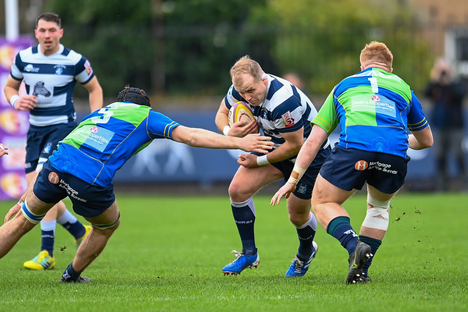 Image taken during the FOSROC Super6 rugby match between Heriot’s Rugby and Boroughmuir Bears at Goldenacre, Edinburgh, Scotland on 16 October 2021.
