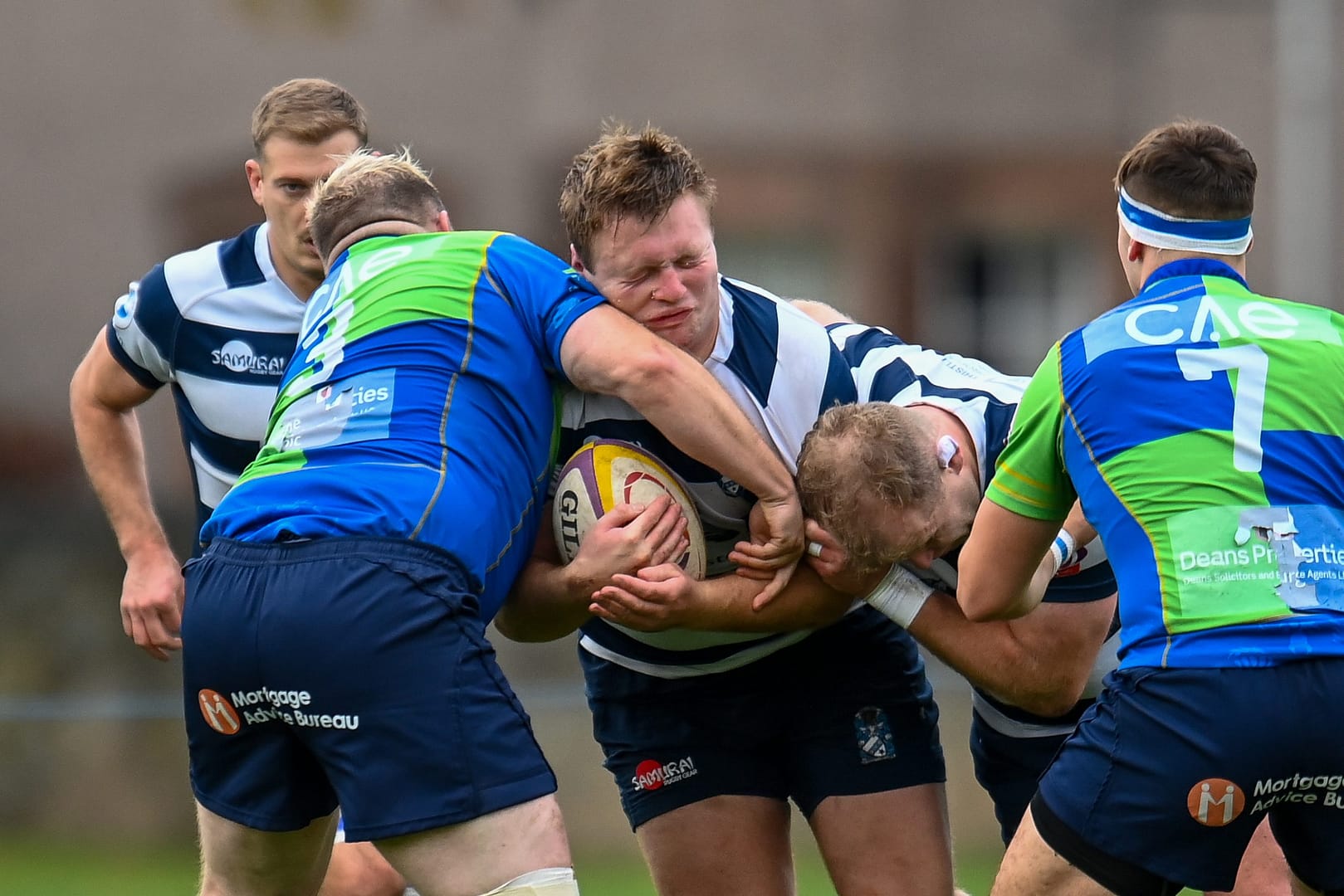 Image taken during the FOSROC Super6 rugby match between Heriot’s Rugby and Boroughmuir Bears at Goldenacre, Edinburgh, Scotland on 16 October 2021.