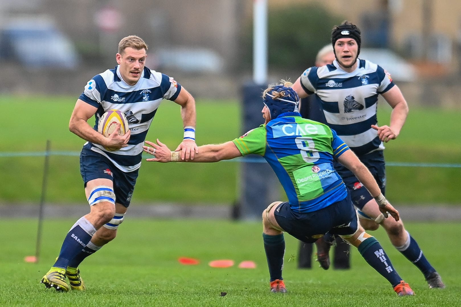 Image taken during the FOSROC Super6 rugby match between Heriot’s Rugby and Boroughmuir Bears at Goldenacre, Edinburgh, Scotland on 16 October 2021.