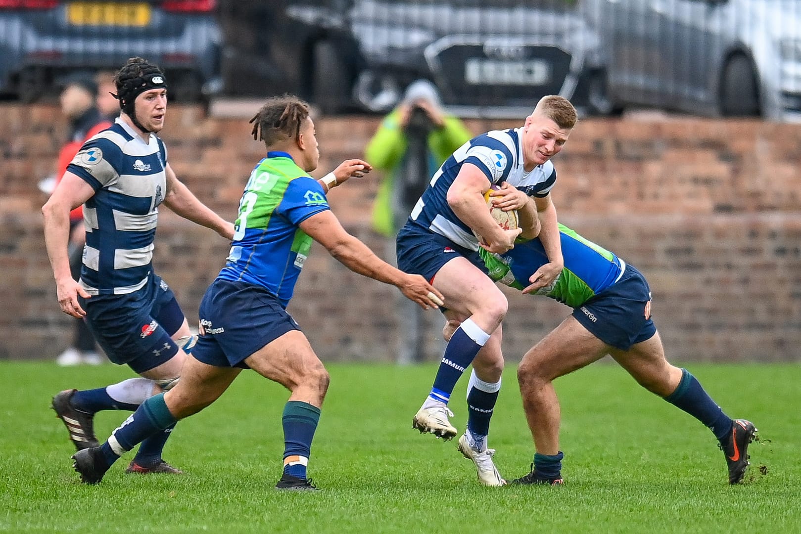 Image taken during the FOSROC Super6 rugby match between Heriot’s Rugby and Boroughmuir Bears at Goldenacre, Edinburgh, Scotland on 16 October 2021.