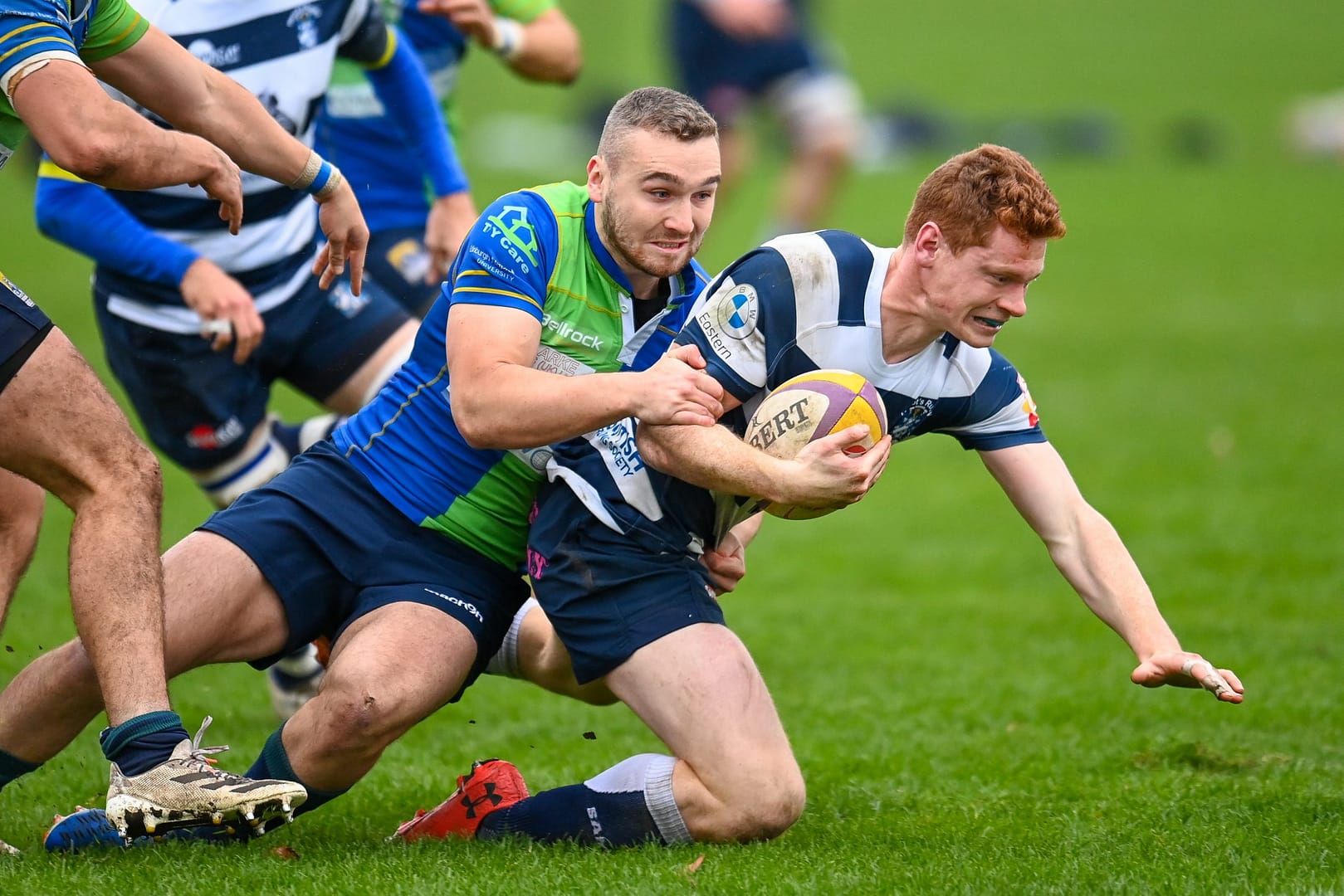 Image taken during the FOSROC Super6 rugby match between Heriot’s Rugby and Boroughmuir Bears at Goldenacre, Edinburgh, Scotland on 16 October 2021.