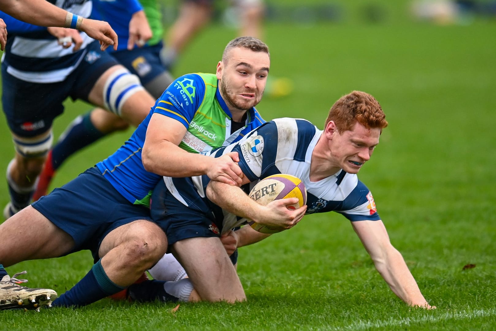 Image taken during the FOSROC Super6 rugby match between Heriot’s Rugby and Boroughmuir Bears at Goldenacre, Edinburgh, Scotland on 16 October 2021.