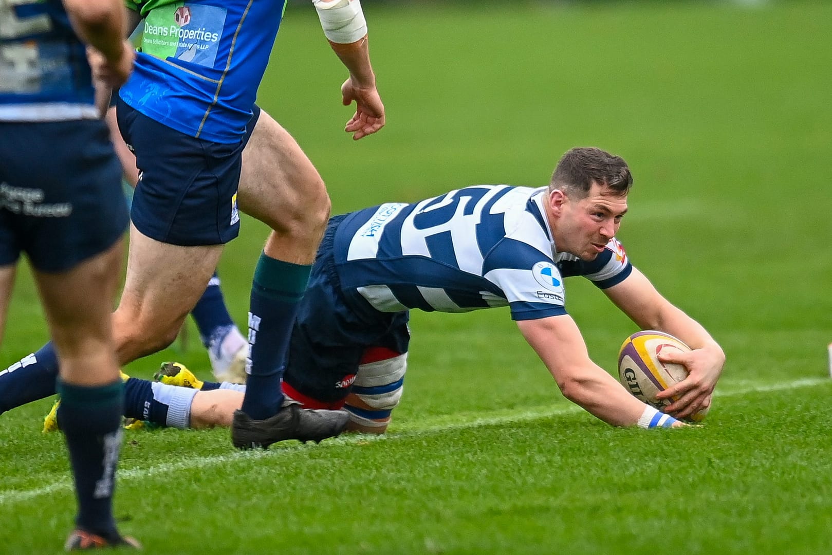 Image taken during the FOSROC Super6 rugby match between Heriot’s Rugby and Boroughmuir Bears at Goldenacre, Edinburgh, Scotland on 16 October 2021.