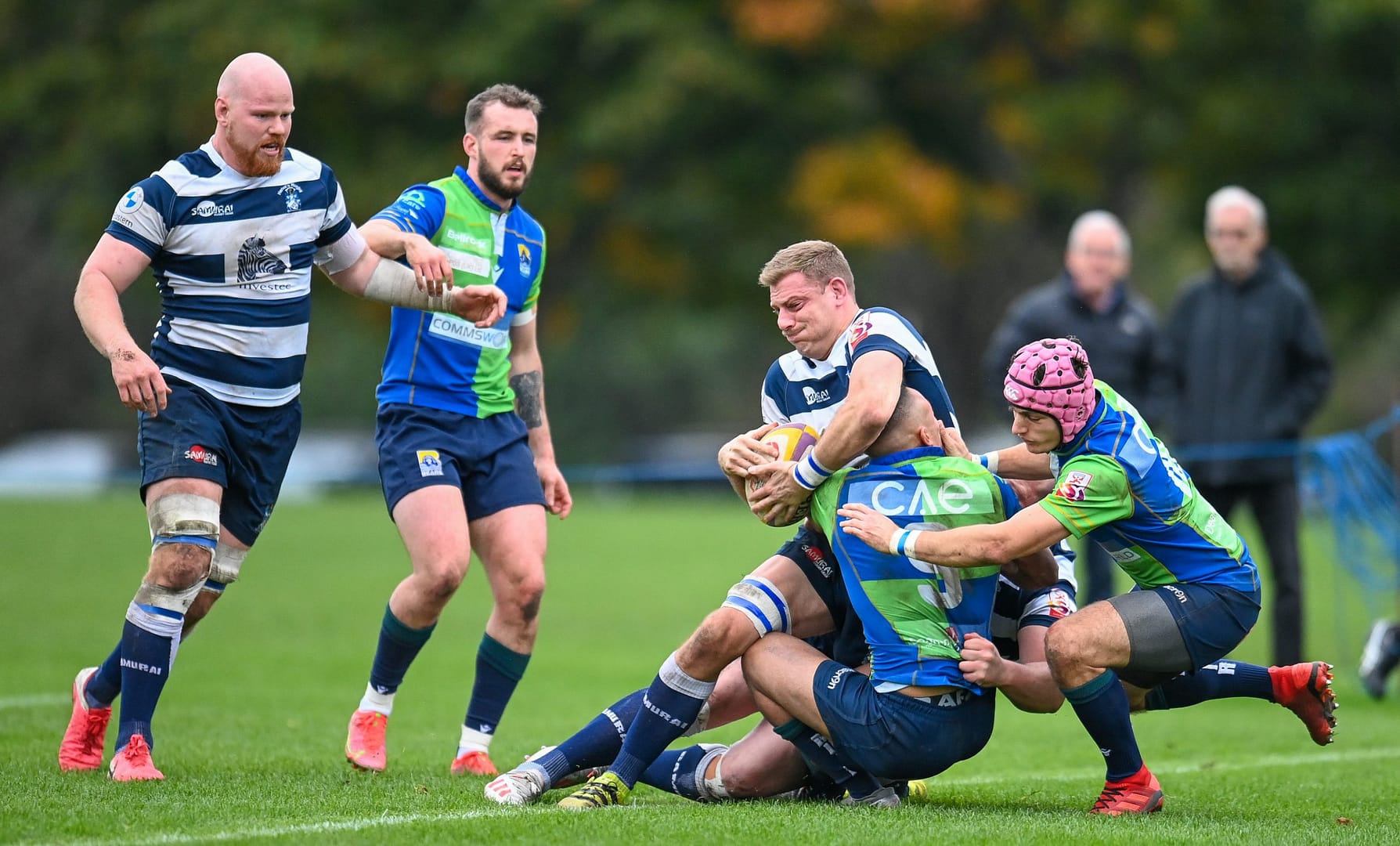 Image taken during the FOSROC Super6 rugby match between Heriot’s Rugby and Boroughmuir Bears at Goldenacre, Edinburgh, Scotland on 16 October 2021.