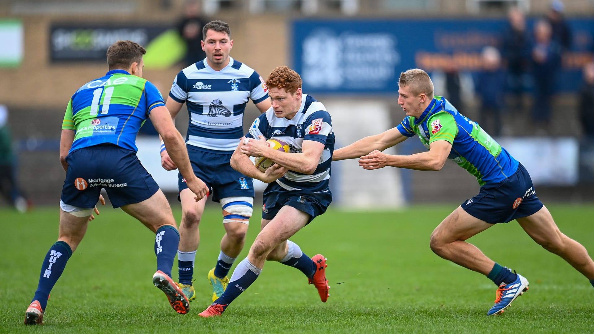 Image taken during the FOSROC Super6 rugby match between Heriot’s Rugby and Boroughmuir Bears at Goldenacre, Edinburgh, Scotland on 16 October 2021.