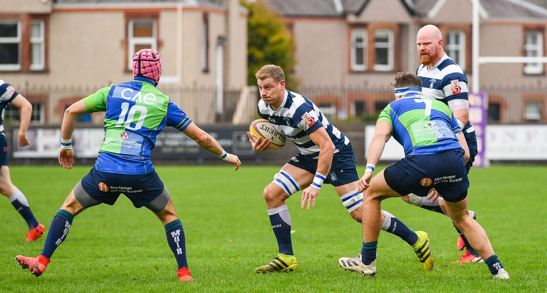 Image taken during the FOSROC Super6 rugby match between Heriot’s Rugby and Boroughmuir Bears at Goldenacre, Edinburgh, Scotland on 16 October 2021.