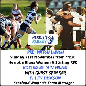 Women's Game Pre-match Lunch