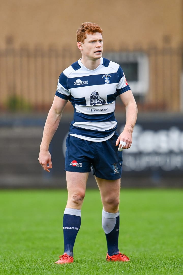 Image taken during the FOSROC Super6 rugby match between Heriot’s Rugby and Boroughmuir Bears at Goldenacre, Edinburgh, Scotland on 16 October 2021.