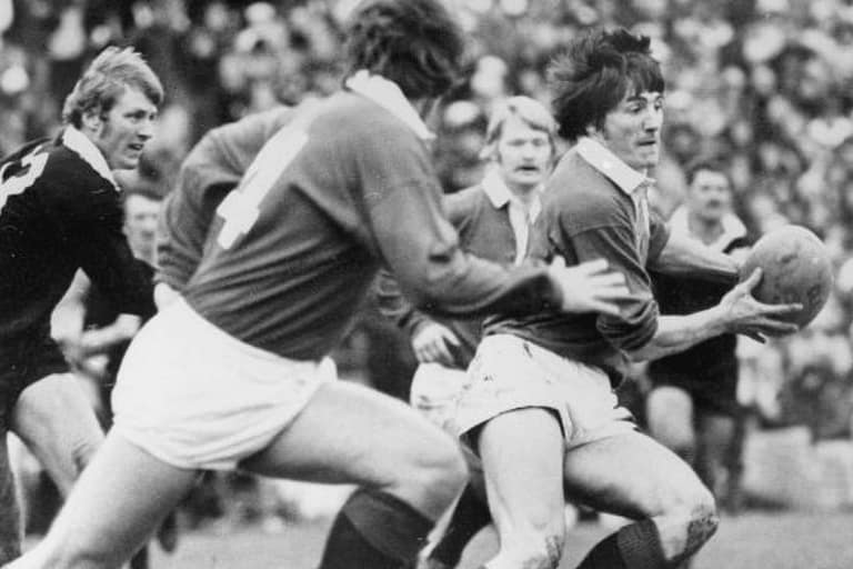 Andy Irvine - World Rugby Hall of Fame, One of the finest attacking full-backs of all-time , 51 caps for Scotland, 1974, 1977, 1980 British and Irish Lions.