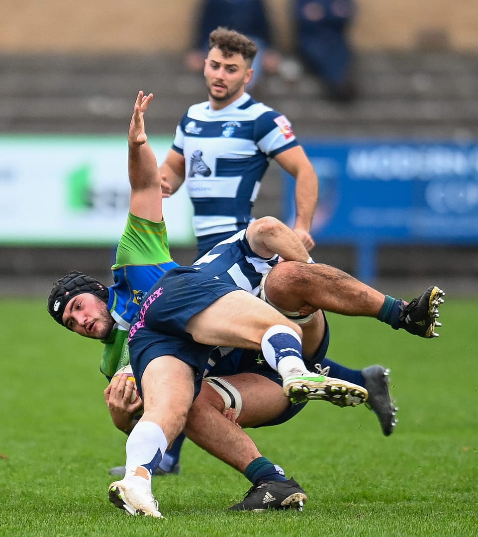 Image taken during the FOSROC Super6 rugby match between Heriot’s Rugby and Boroughmuir Bears at Goldenacre, Edinburgh, Scotland on 16 October 2021.
